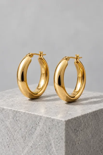 Hoop earrings